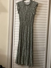 Steve Madden BB Dakota Women  s Sleeveless Maxi Dress Animal Print Size S