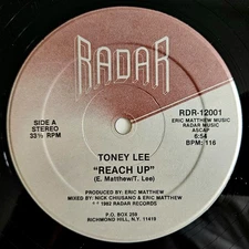 BOOGIE / DISCO-FUNK - TONEY LEE - REACH UP - RADAR RECORDS ORIGINAL PRESSING
