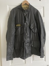 Barbour International men’s Wax Jacket Medium Hardly Worn Excellent Condition