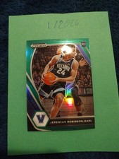 2021-22 Panini Prizm Draft Picks - Jeremiah Robinson-Earl #43 Green Prizm (RC)