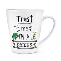 Trust Me I'm A Genius 341Ml Latte Becher Tasse Lustig Favorit Best Toll Clever