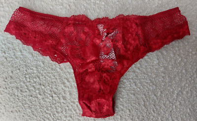 NEW Intimissimi Sensual Christams Lace Knickers Red Size S