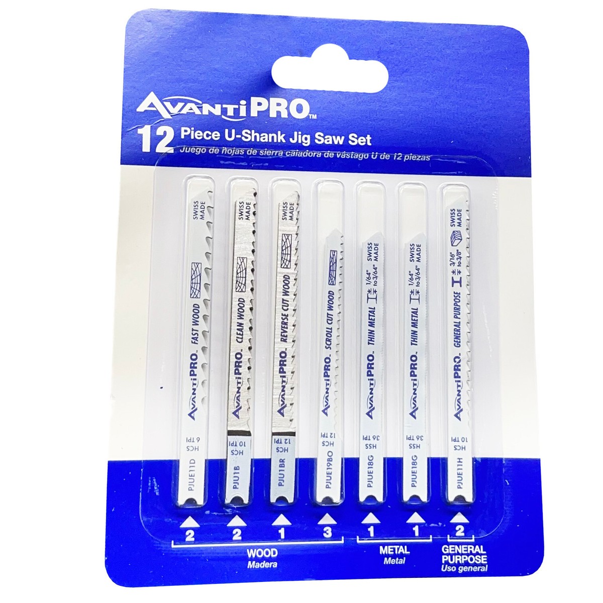 U-Shank Jig Saw Blade Set (12-Piece) U-Shank Jig Saw Blade Set (12-Piece)