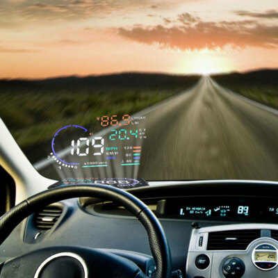 5.5'' Multi-color Bildschirm Auto HUD A8 Head up Anzeige OBD II  Warnung