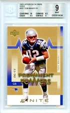 Tom Brady 2003 Upper Deck Finite Prominent Powers GOLD /50 BGS 9 💎 🔥