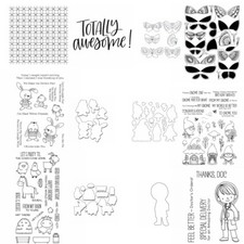 Cute Animals Butterfly Metal Cutting Dies And Stamp Set Scrapbook DIY Gift Cards