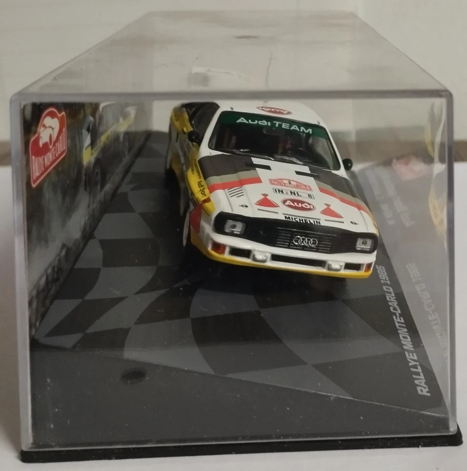 Audi Sport Quattro - Modellino Metallo Scala 1 43 - Rallye Monte-Carlo 1985 - Immagine 4 di 4