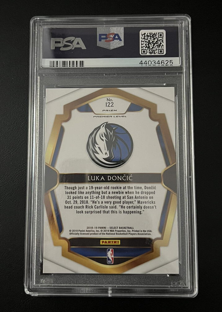 LUKA DONCIC Select ROOKIE “SILVER PRIZM”REFRACTOR “Premier