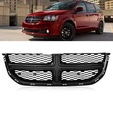Front Upper Bumper Grille Black Grill Fit For Dodge Grand Caravan 2011-2020