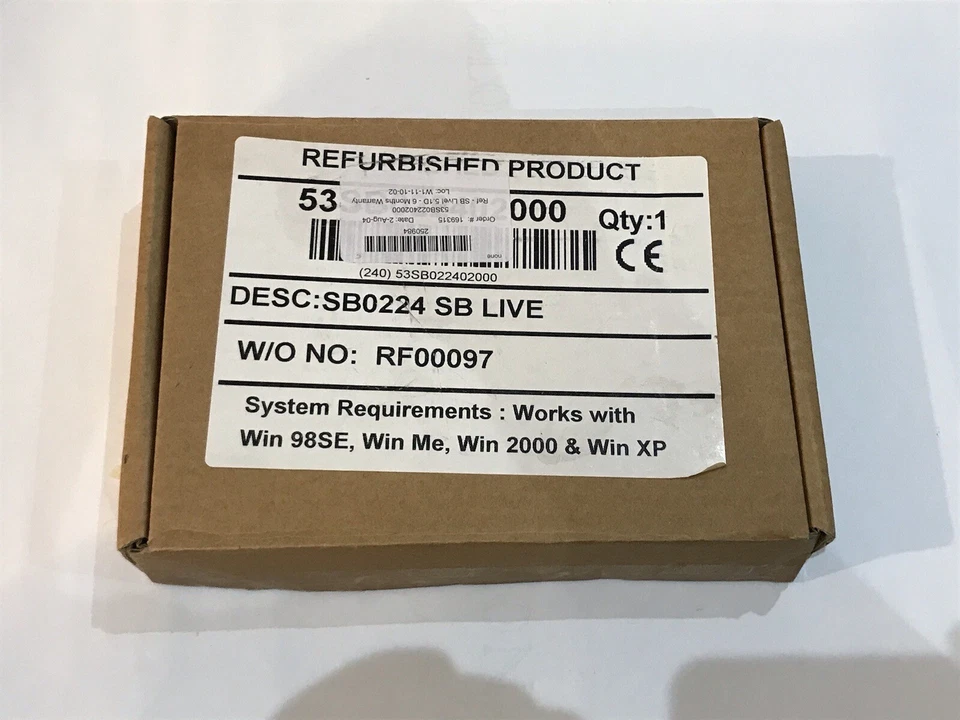 ** NEW/BOXED ** Creative Labs Sound Blaster Live - SB0220 - Image 3 of 4