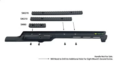 Kel-Tec KS7/KSG410 Sight Mount / Scope Mount For OEM Carry Handle / Custom Made