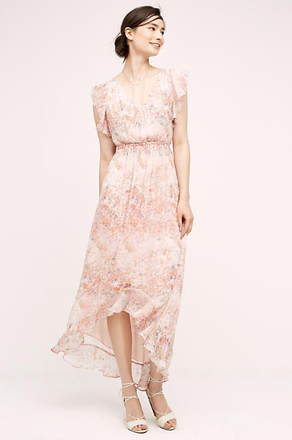 paris chiffon dress Alyce Paris 61460 Satin Chiffon V-Neck Flowy Long Prom Dress