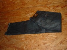 Fantastici jeans di WAM PUM/WAMPUM taglia 27 (W27/L34) blu scuro used vedi 