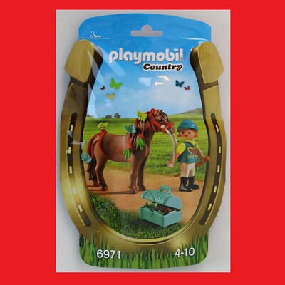 PLAYMOBIL Country 6971 Schmück-Pony 'Schmetterling' - Spielset Mit Zubehör Zum Verzieren, Für Kinder Ab 4 Jahren
