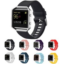 StrapsCo Silicone Watch Band Strap for Fitbit Blaze