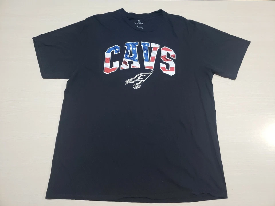 Patriotic Cleveland Cavaliers NBA Fanatics Mens T-shirt Sz XL A35 - Image 2 of 4