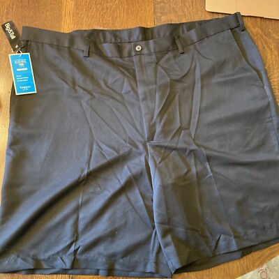haggar dress shorts Haggar Sport Performance Stretch 9" Short in Medium Blue