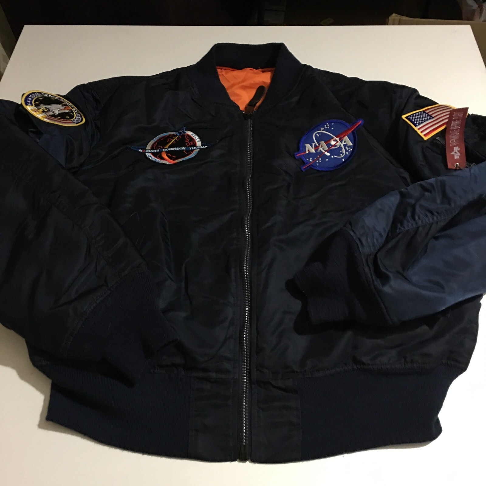 MA1 NASA ネイビー XL | nalans.com