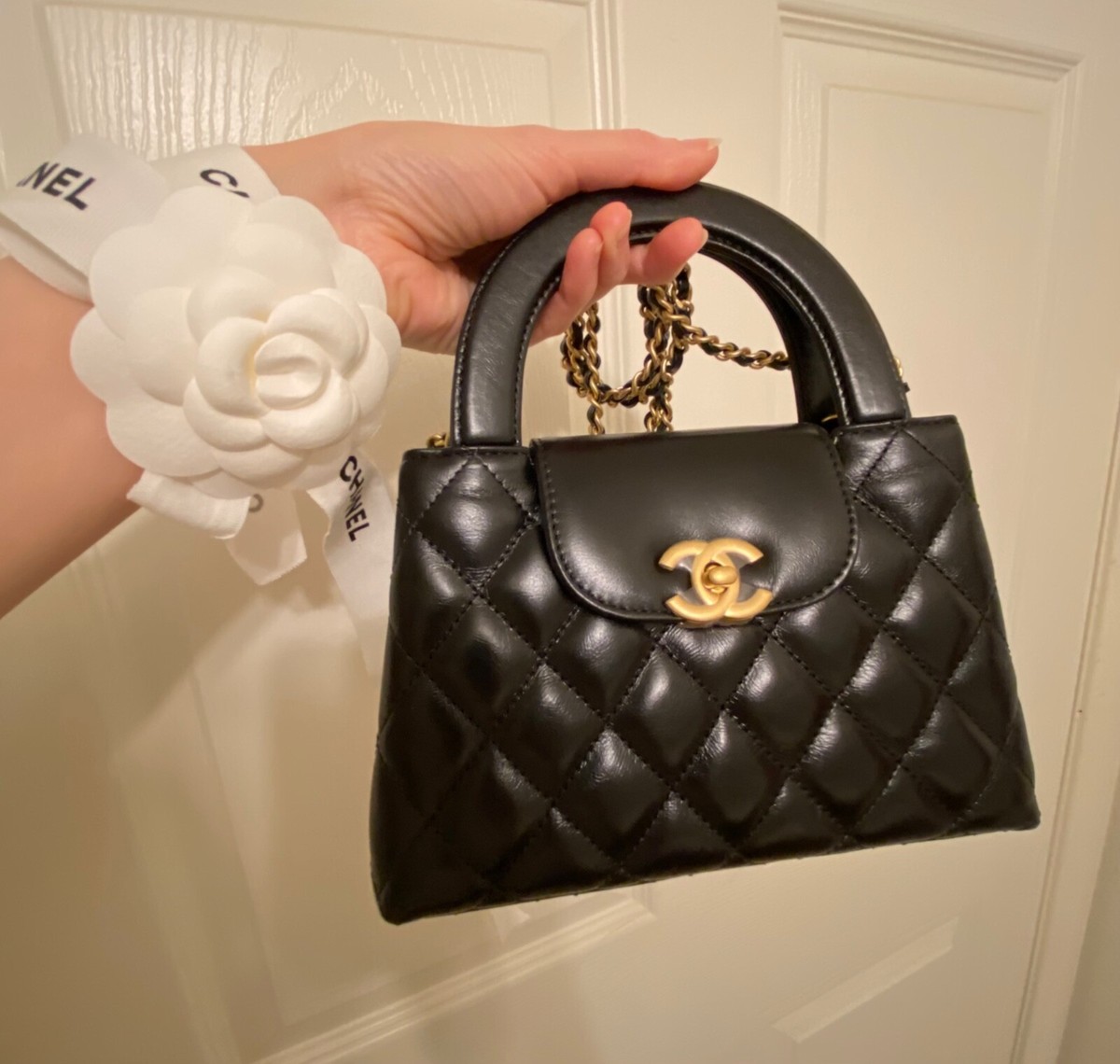 【CHANEL】ミニバッグ ケリー24A 24A》新作♪【CHANEL】シャネル ケリーハンドバッグ (CHANEL