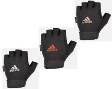 adidas Adjustable Essentials Workout Gym Training Fitness Gloves 