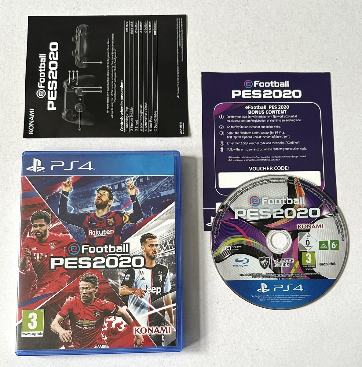 eFootball Pro Evolution Soccer PES 2020 Sony PlayStation PS4