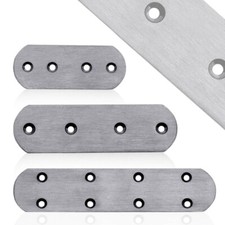 Flachverbinder Edelstahl Massive Lochplatten Beschlag Nagelplatte Holzverbindung