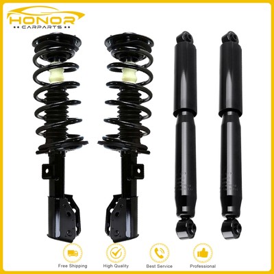 4pcs Front Rear Complete Struts Spring For 2010-16 Chevrolet Equinox GMC Terrain