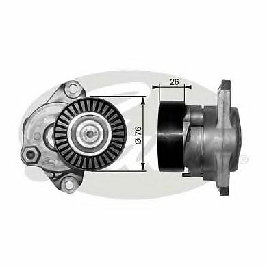 GATES FAN BELT TENSIONER for MERCEDES BENZ E-CLASS T-Model E350 T 2005-2009 - Bild 2 von 8