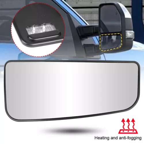 Right Passenger Side Mirror Glass Heated For Ford Super Duty F250 F350 2017-2022