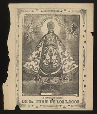 8" x 10" Photo Santisisma Virgen,San Juan Los Lagos,Typhoid Fever
