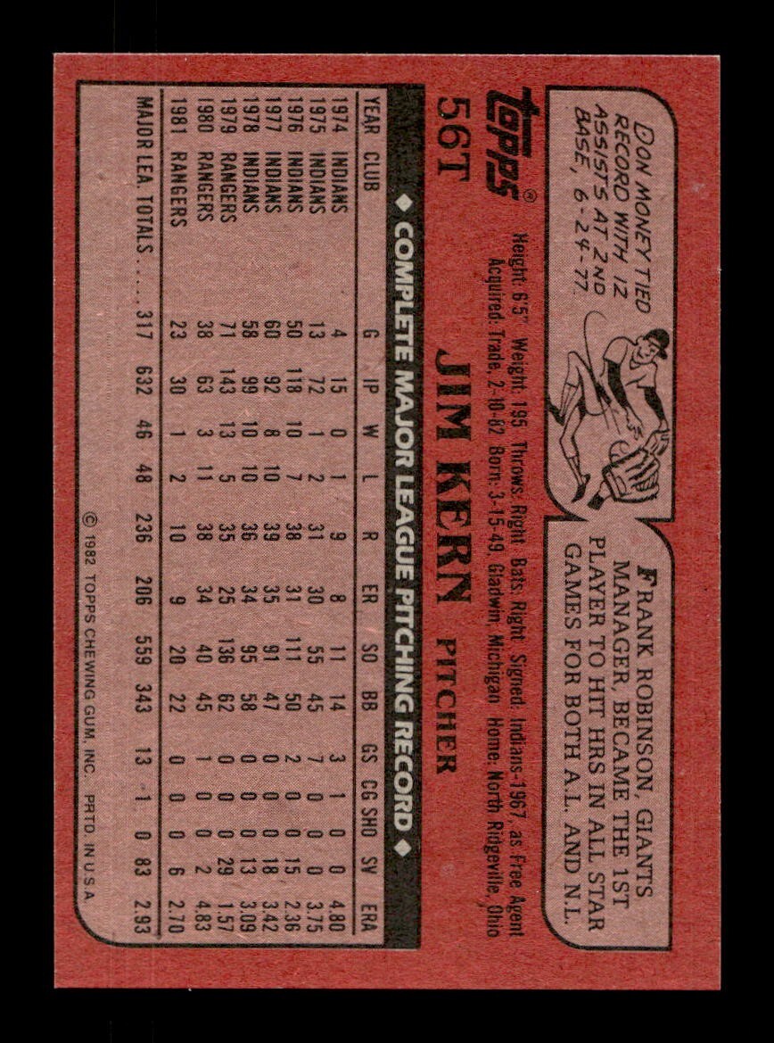 1982 Topps Traded 1-132 EX-MT/NM Pick From List All PICTURED - Picture 327 of 501