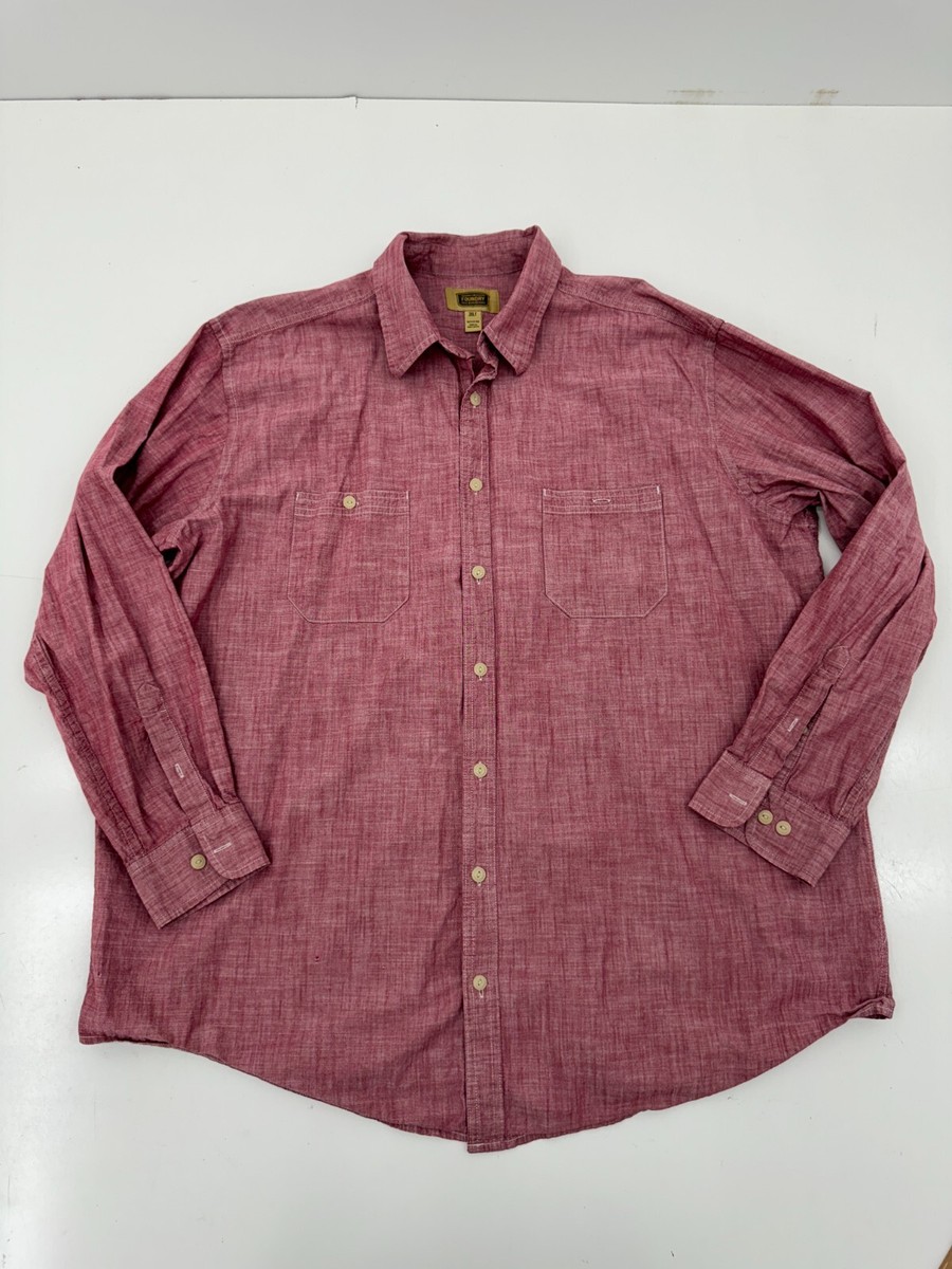 foundry dress shirts The Foundry Shirt in Rinsed Indigo Chambray - M - 40