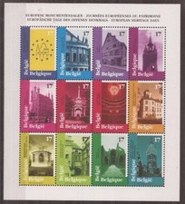 Belgium - Sheet - 1998 - COB BL77** - SCOTT 1701 - European Heritage Days - MNH