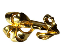 Spilla vintage fiore con freccia colore oro