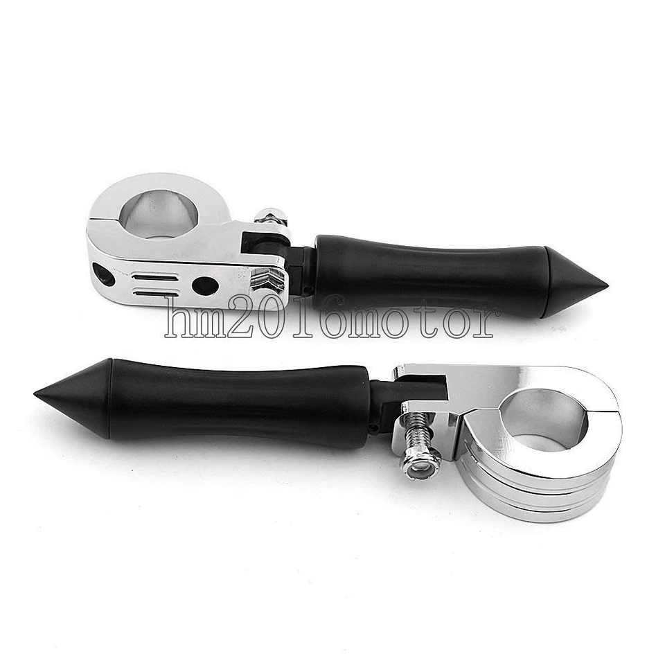 Reposapiés de carretera de 32 mm para motocicleta barra de choque de 1-1/4" para Harley Davidson CVO Foto 3 de 4