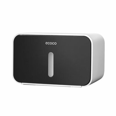 ECOCO Wall Mounted Waterproof Tissue Storage Box Free Punching Simple and Conven