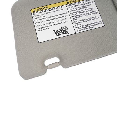 Right Interior Sun Visor Gray Shade 96400ED500 for Nissan Versa 1.8L 2007-2012 - Picture 10 of 12