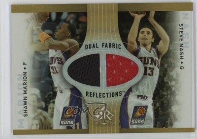 2006-07 Reflections Fabric Dual Copper 24/50 Shawn Marion Steve Nash HOF 1ql2