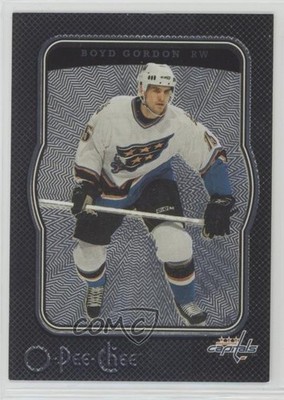 2007-08 O-Pee-Chee Micromotion Black 78/100 Boyd Gordon #488 0q3