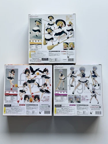 Figma Touhou Project Kirisame Marisa Izayoi Sakuya Shameimaru Aya Anime Figure - Picture 2 of 2