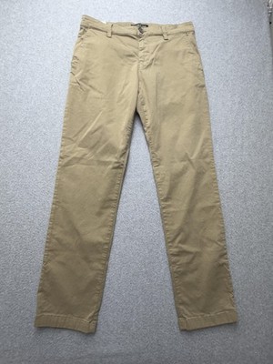 Mavi Jeans Pants Mens 32x32 Beige Edward Slim Straight Chino Stretch Casual