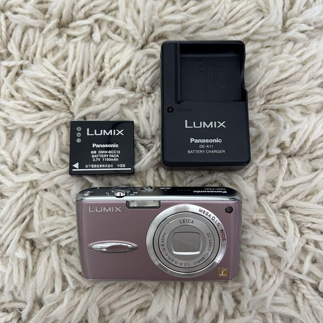 Panasonic LUMIX DMC-FX01 ピンク Panasonic LUMIX DMC-FX01 Pink [MINT w/box] Compact Digital