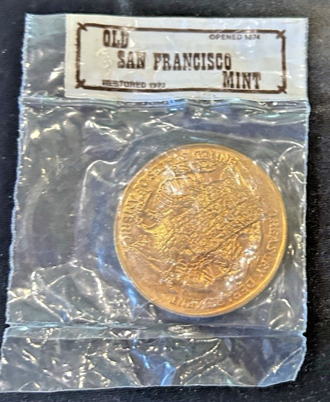 1874-1937 Old San Francisco Mint Treasury  Commemorative Coin Token Sealed