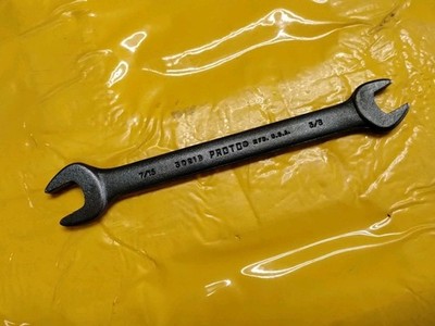 Proto 3021B Professional Open End  Wrench, Made In USA , 3/8'',  7/16'', VGUC 