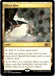 Sliver Hive 247/269 Magic 2015 (M15) Rare Land