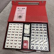 Retro Mahjong Set with Hard Case Excellent Condition Vintage Game Collectible