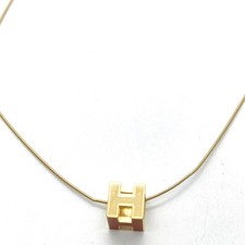 Hermes Necklace H cube Stainless steel 2334836