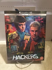 NEW Hackers 4K Limited Deluxe Edition Slip UHD Blu-ray (UK)[1995] Ships Next Day