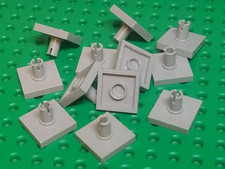 Lego Tile 2x2 with Peg on top [2460] Bright Grey x12