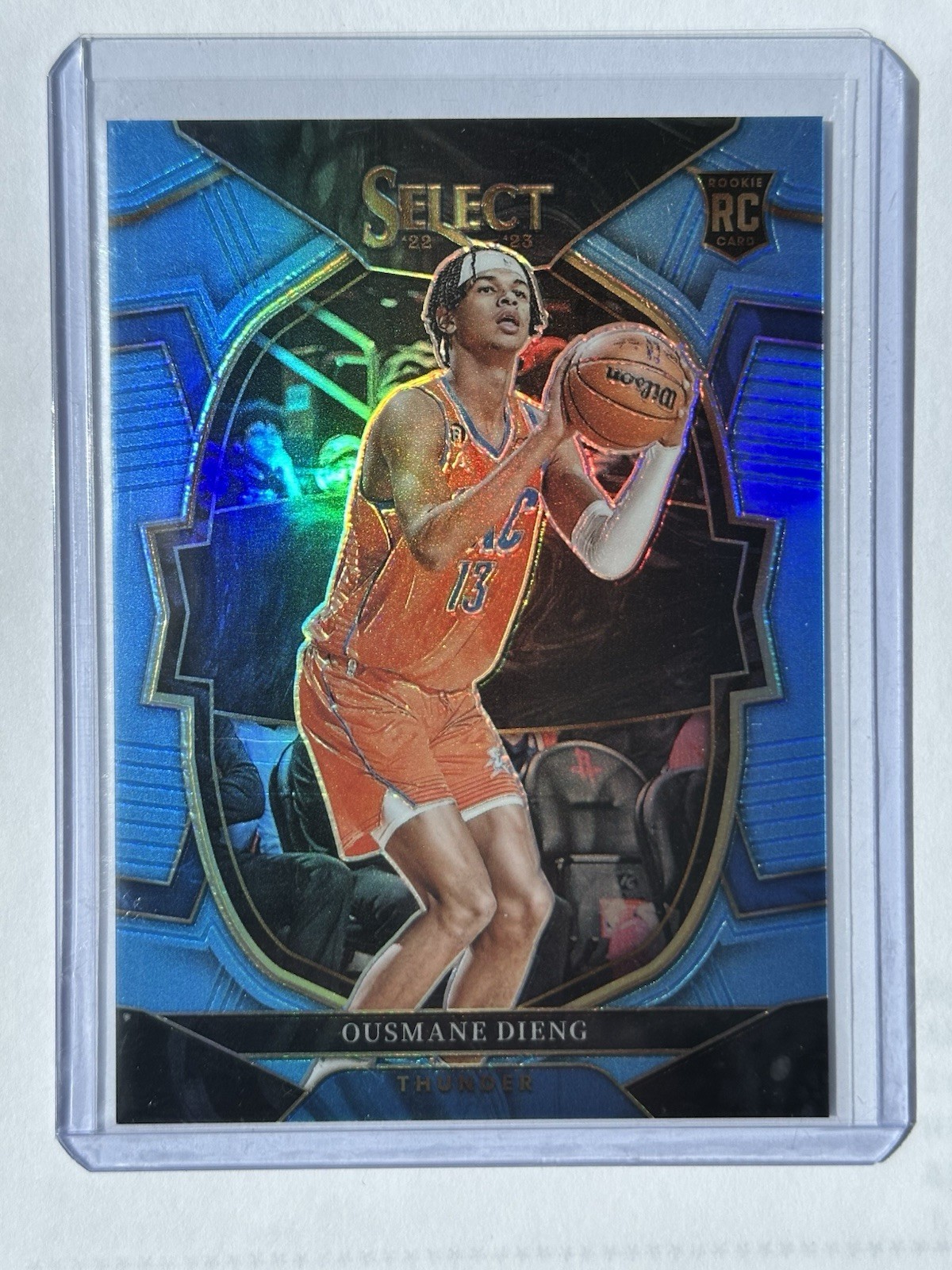 2022 Panini Select Concourse Light Blue Prizm /299 Ousmane Dieng #76 Rookie RC